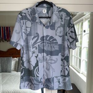 Toe's to the Nose Grey Hawaiian Shirt